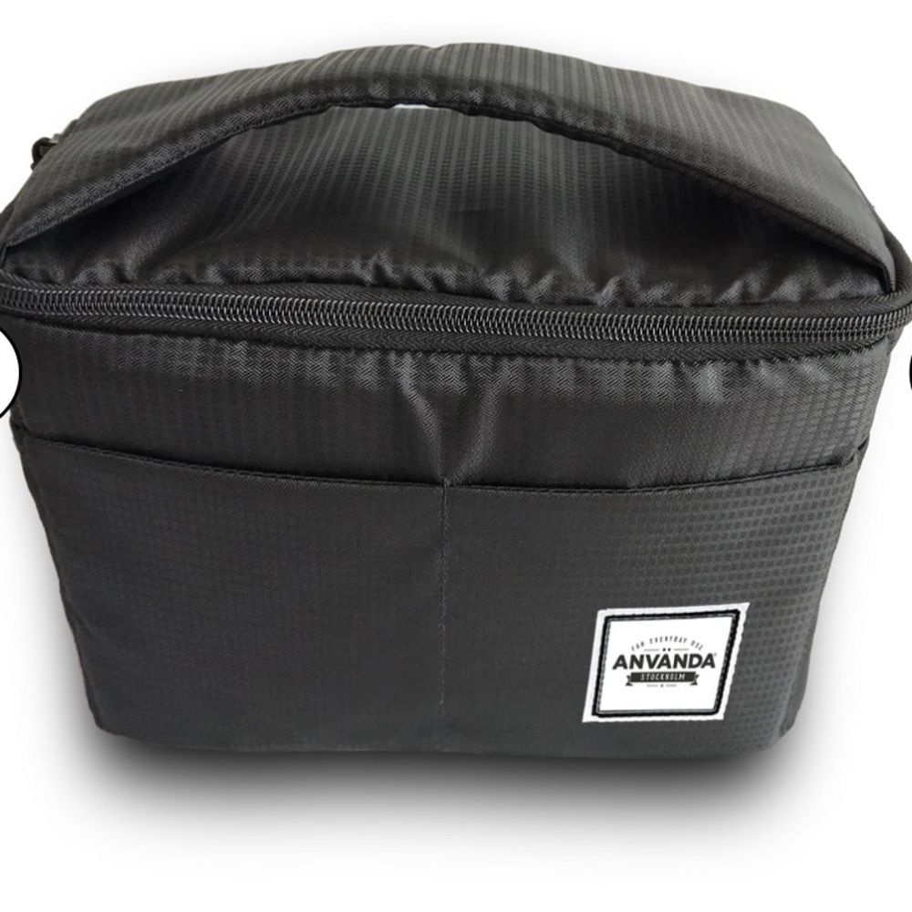 Anvanda Black and Pink Camera Bag